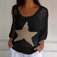 ⏰Last Day Sale 49%OFF⌛💥Women's Fashion Round Neck Crochet Knit Fishnet Top