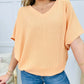 💥Limited time promotion 49% Off💥Women's V-Neck Versatile Casual Bat Sleeve T-Shirt Tops