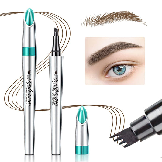 Ögonbrynspenna Micro 4 Point Brow Pen Lift & Snatch Eyebrow Eye Makeup Långvarigt vattentätt & kladdfritt naturligt ögonbrynshår