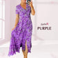 💥Lastday! Hurry up！！💥💃Hot Sale 49% OFF🔥 Floral Print V-neck Dress