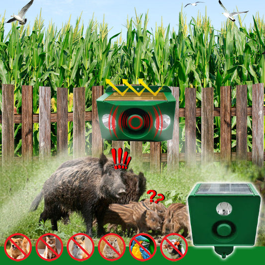 Beast Repellent Solar Warning Lights with Loud Volume（50% OFF）