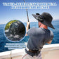 🔥Summer has arrived. - Wide Brim Solar Fan Outdoor Fishing Hat-Solar & USB Charging