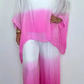 ⏳ Limited Time Offer – 50% Off! 🔥🌸Mesh Mix Dip Dye Loose Flowy Top & Trouser Set