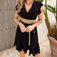 ❤️2025 New Products❤️Women's Elegant Waist Tie V-Neck Ruffle Dress