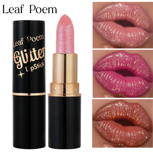 🎉2025 LAST DAY SALE 50% OFF🔥Buy 1 Get 3 Free （4pc）💜Diamond Lip Gloss Glitter Lipstick Waterproof