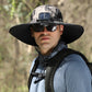 🔥Summer has arrived. - Wide Brim Solar Fan Outdoor Fishing Hat-Solar & USB Charging