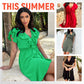 ❤️2025 New Products❤️Women's Elegant Waist Tie V-Neck Ruffle Dress