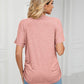 💕Summer Hot Promotion- UP TO 49% OFF🌷V-Neck Solid Color Loose Ladies Tops