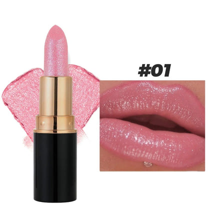🎉2025 LAST DAY SALE 50% OFF🔥Buy 1 Get 3 Free （4pc）💜Diamond Lip Gloss Glitter Lipstick Waterproof
