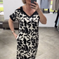 🌞New Summer Dresses 🔥 V-Neck Fashionable Breathable Dress