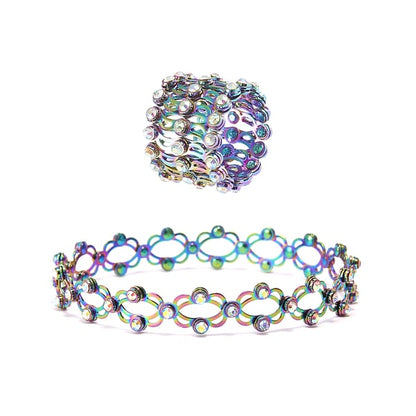 ⏳Time-limited Special⏰Magic 2 in 1 Foldable Ring Bracelet