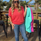 💥Limited time promotion 49% Off💥Women's V-Neck Versatile Casual Bat Sleeve T-Shirt Tops