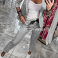 🔥HOT SALE 49% - Casual solid color two-piece suit for women