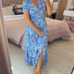 💥Lastday! Hurry up！！💥💃Hot Sale 49% OFF🔥 Floral Print V-neck Dress