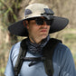 🔥Summer has arrived. - Wide Brim Solar Fan Outdoor Fishing Hat-Solar & USB Charging