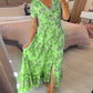 💥Lastday! Hurry up！！💥💃Hot Sale 49% OFF🔥 Floral Print V-neck Dress