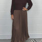 💕Limited Time 55% Off💕Women's solid color Long Sleeve Jumper & Pleated Bottom Dress