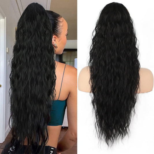 🫧🫧Limited Price ￡11.99-Last Day Promotion 54%OFF🫧Curly Wavy Frizzy Hair Extension with Ponytail