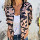 💖Limited Sale 50% OFF💖Women's Fall Zebra Print Zipper Bomber Jacket