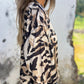 💖Limited Sale 50% OFF💖Women's Fall Zebra Print Zipper Bomber Jacket