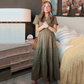 🔥Hot Sale 49% OFF👗Women's Casual Summer Short-Sleeve V-Neck Long Dresses