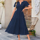 🔥Hot Sale 49% OFF👗Women's Casual Summer Short-Sleeve V-Neck Long Dresses