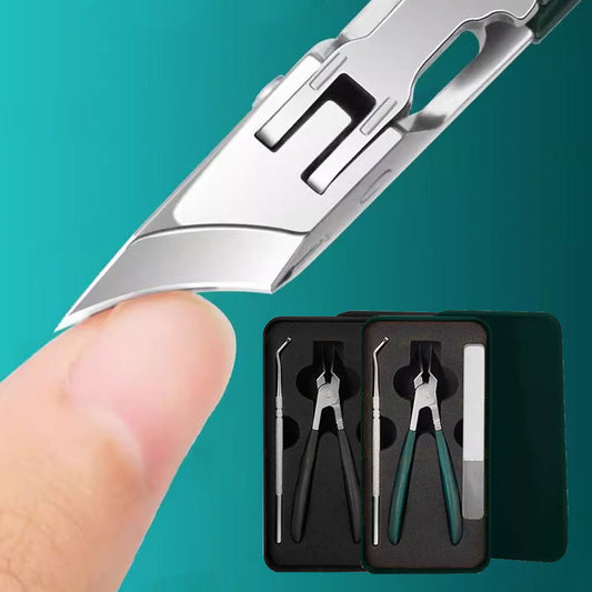 🔥2025 Hot sale for a limited time🎁46%~69% off all products💥 Anti-Splash 25° Slant Edge Nail Clipper 3-Piece Set