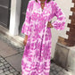 🌸LAST DAY PROMOTION - 50%OFF🌸Bohemian printed V-Neck maxi dress