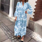 🌸LAST DAY PROMOTION - 50%OFF🌸Bohemian printed V-Neck maxi dress