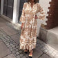 🌸LAST DAY PROMOTION - 50%OFF🌸Bohemian printed V-Neck maxi dress