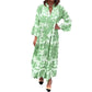 🌸LAST DAY PROMOTION - 50%OFF🌸Bohemian printed V-Neck maxi dress