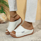 🔥 2025 Women's leisure mules with wedge heel 💥 50% off! 🎉Stylish casual fashion, comfortable and elegant, the perfect compliment for any occasion.