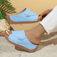🔥 2025 Women's leisure mules with wedge heel 💥 50% off! 🎉Stylish casual fashion, comfortable and elegant, the perfect compliment for any occasion.