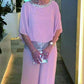 Sequined Colorblock Elegant Two-piece Set