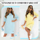 🎁Hot Sale 49% OFF⏳Round Neck 3/4 Sleeve Dress with Pockets