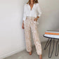 🌷Spring Hot Sale 49% OFF🍃Women's Casual Shirt Pants Two Piece Set