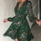 Women's Casual Elegant V-Neck Flowy Dress