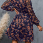 Women's Casual Elegant V-Neck Flowy Dress