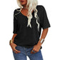 🔥This week's special price £11.99🔥Women's Solid Color V-Neck T-shirt