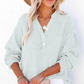 🏆🏆🔥Hot Sale 50%🔥Buy 2 get save 5%🌸🌸Women’s Casual Gauze Button Neck Long Sleeve Blouse