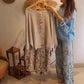 🌸50% Off Spring Sale🌸💐Women's Loose Fit Blouse & Floral Printed Wide-Leg Pants Set
