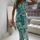 🌸50%OFF🌸Sleeveless Printed Slit Dress