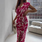 🌸50%OFF🌸Sleeveless Printed Slit Dress