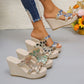 ✨Hot Sale 49% Off🌸Women's Luxury Rhinestone Non-slip Wedge Sandals
