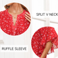 🎁Hot sale🔥Women's 3/4 Sleeve Chiffon Blouse – Elegant Business Casual Top