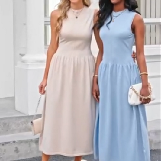 Sleeveless Summery Maxi Dress for Women