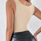 Shaping tank top with built-in bra