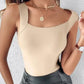 Shaping tank top with built-in bra