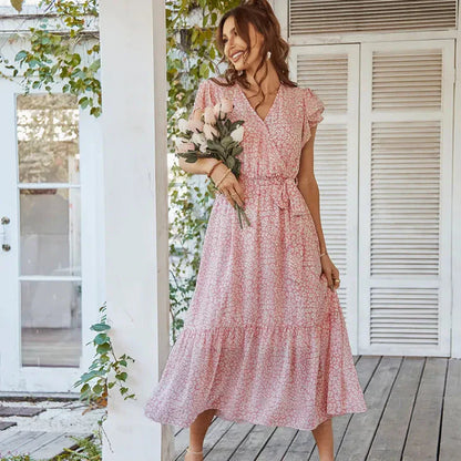 👗Summer New Style - Casual Resort Dress With Print