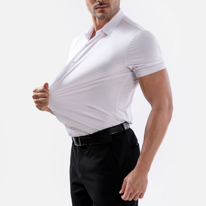✨LAST DAY SALE 50% OFF✨Men's Short Sleeve 4-Way Stretch Shirt